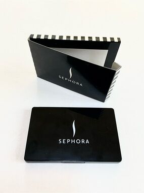 ⭐️ 3/$25 Sephora Hinged Compact Slim Double Dual Mirror — Vintage — NIB